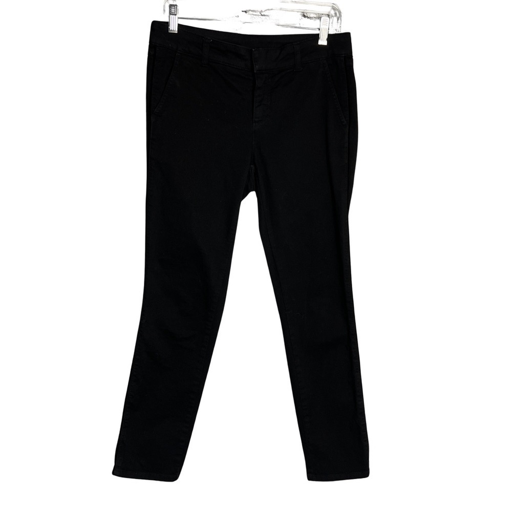 Alexander McQueen Black Denim Tailored Cigarette Trousers
